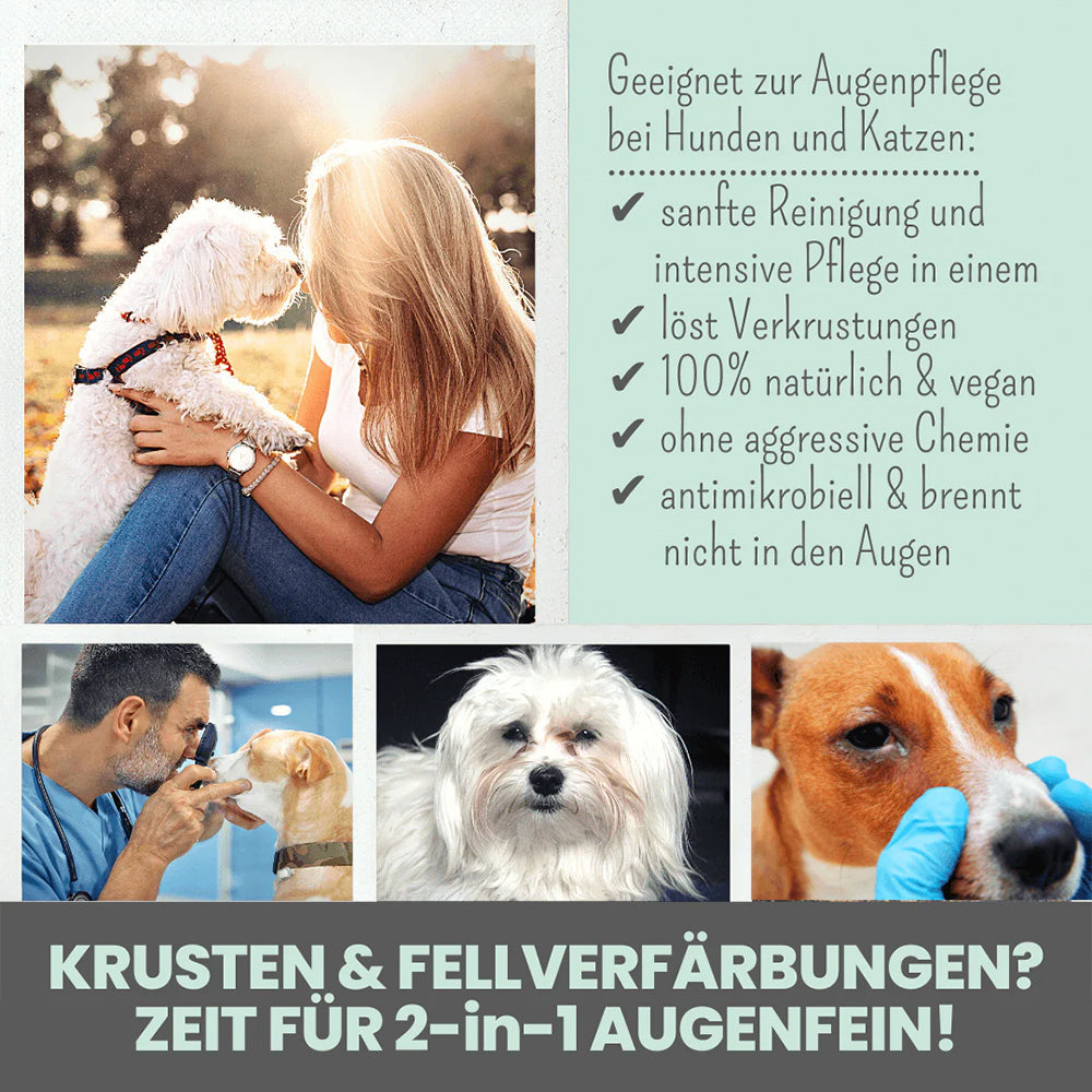 Anwendungsbereich des 2-in-1 Augenfein für sanfte Augenpflege