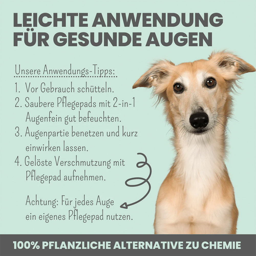 Anwendungstipps für das 2-in-1 Augenfein mit Pflegepads
