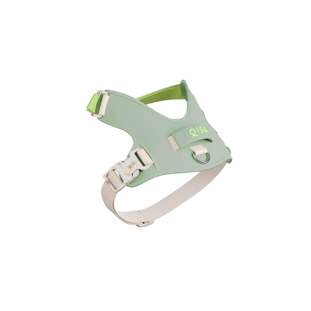 Das nachhaltige Hundegeschirr Hug Harness in der Farbe: Mint und aus recyceltem Material.