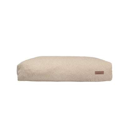 LeFluff Hundebett in Beige ohne Rand – Produktansicht auf weißem Hintergrund