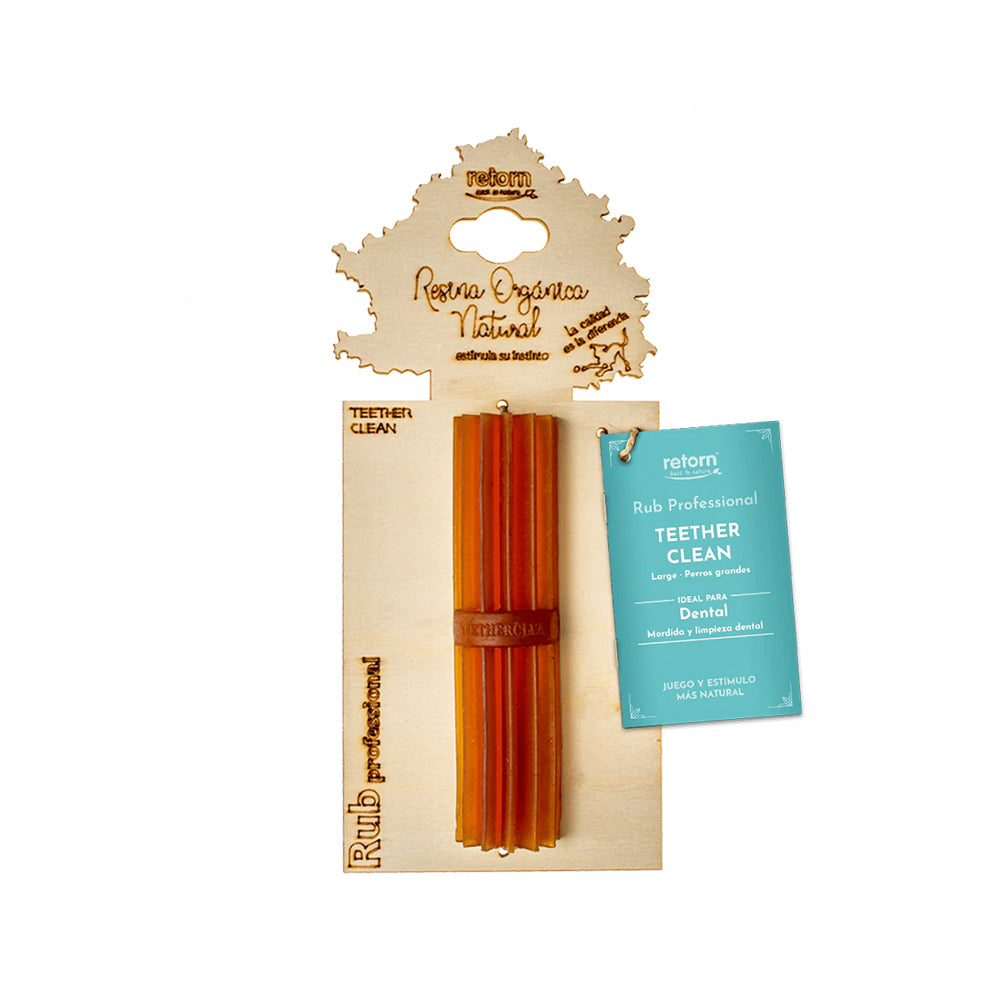 Teether Clean Hundespielzeug aus Bio-Harz, perfekt zum Apportieren und Spielen